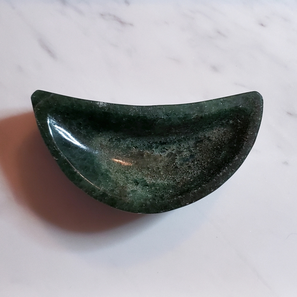 Crystal crescent moon dish - Picture 8 of 12